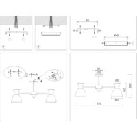Припотолочная люстра Ambrella light TR3179/5 WH (белый) - Превью изображения №8 — Интернет-магазин Time-Shop
