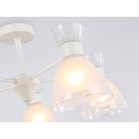 Припотолочная люстра Ambrella light TR3179/5 WH (белый) - Превью изображения №5 — Интернет-магазин Time-Shop