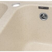 Кухонная мойка Gerhans C02 (бежевый) - Превью изображения №5 — Интернет-магазин Time-Shop