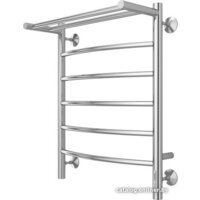 Полотенцесушитель TERMINUS Классик П6 500x650 с полкой бп электро (хром) - Превью изображения №2 — Интернет-магазин Time-Shop