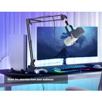 Проводной микрофон FIFINE AM8T (белый) - Превью изображения №13 — Интернет-магазин Time-Shop