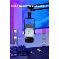 Проводной микрофон FIFINE AM8T (белый) - Превью изображения №9 — Интернет-магазин Time-Shop