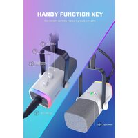 Проводной микрофон FIFINE AM8T (белый) - Превью изображения №11 — Интернет-магазин Time-Shop