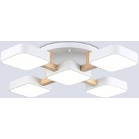 Ambrella light FL4881/5 WH/WD (белый/дерево)