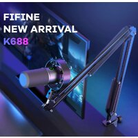 Проводной микрофон FIFINE K688 (черный) - Превью изображения №3 — Интернет-магазин Time-Shop