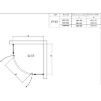Душевой уголок RGW SV-53 90х90 - Превью изображения №8 — Интернет-магазин Time-Shop