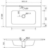  AM.PM Тумба под умывальник Sense M7B-FUX0802WG-WCC0802WG - Превью изображения №11 — Интернет-магазин Time-Shop