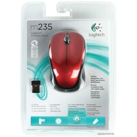 Мышь Logitech Wireless Mouse M235 Red (910-002497) - Превью изображения №7 — Интернет-магазин Time-Shop