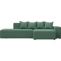 Лига диванов Лига-079 правый 129815 (рогожка амур 11 зеленый)