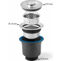 Кухонная мойка Diadonna S6050-2 - Превью изображения №10 — Интернет-магазин Time-Shop