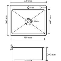 Кухонная мойка Diadonna S6050-2 - Превью изображения №3 — Интернет-магазин Time-Shop
