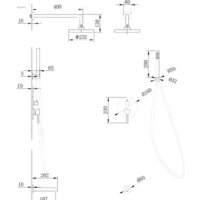 Душевая система  Abber Emotion AF8817 (хром) - Превью изображения №3 — Интернет-магазин Time-Shop