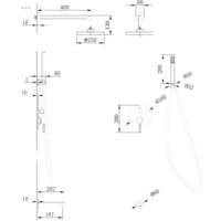 Душевая система  Abber Emotion AF8817 (хром) - Превью изображения №3 — Интернет-магазин Time-Shop