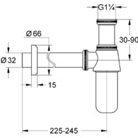 Сифон Grohe 28920000 - Превью изображения №2 — Интернет-магазин Time-Shop
