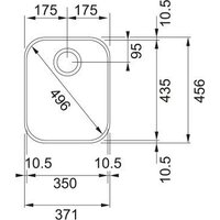 Кухонная мойка Franke Ariane ARX 110-35 122.0154.914 - Превью изображения №2 — Интернет-магазин Time-Shop