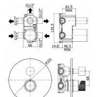Смеситель Paffoni Jo JO019NO - Превью изображения №2 — Интернет-магазин Time-Shop