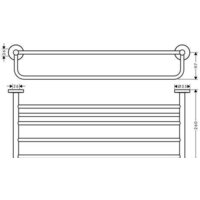 Держатель для полотенца Hansgrohe 41720000 - Превью изображения №2 — Интернет-магазин Time-Shop