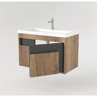  Дабер Тумба под умывальник 016 Тобага/Эридан 80 Т16.8Т.0.22 (дуб галифакс/серый) - Превью изображения №2 — Интернет-магазин Time-Shop