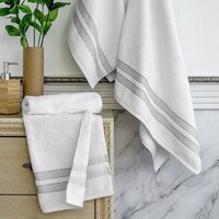 Набор полотенец Verossa МХ50 Reticolo 08 НПК044 752382 (белый) - Превью изображения №7 — Интернет-магазин Time-Shop