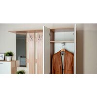 Стенка Империал Интер в прихожую (дуб сонома/белый) - Превью изображения №6 — Интернет-магазин Time-Shop