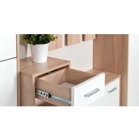 Стенка Империал Интер в прихожую (дуб сонома/белый) - Превью изображения №11 — Интернет-магазин Time-Shop