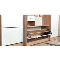 Стенка Империал Интер в прихожую (дуб сонома/белый) - Превью изображения №10 — Интернет-магазин Time-Shop