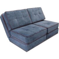 Кресло-кровать Лама-мебель Раскладное Марио (Bahama Denim/Bahama Grey) - Превью изображения №7 — Интернет-магазин Time-Shop