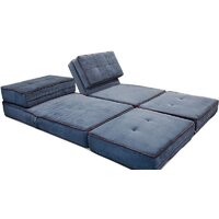 Кресло-кровать Лама-мебель Раскладное Марио (Bahama Denim/Bahama Grey) - Превью изображения №9 — Интернет-магазин Time-Shop