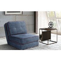 Кресло-кровать Лама-мебель Раскладное Марио (Bahama Denim/Bahama Grey) - Превью изображения №12 — Интернет-магазин Time-Shop