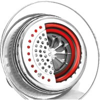 Аэрогриль (аэрофритюрница) CENTEK CT-1456 (красный) - Превью изображения №3 — Интернет-магазин Time-Shop