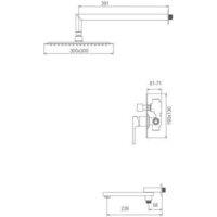 Душевая система  Gappo G7117-9 - Превью изображения №6 — Интернет-магазин Time-Shop