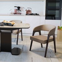 Стул с подлокотниками Трия Техас (графит №219 Велюр Jercy graphite/белый матовый) - Превью изображения №3 — Интернет-магазин Time-Shop