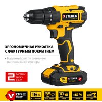 Дрель-шуруповерт Steher CD-160-1 (с 1-им АКБ, кейс) - Превью изображения №5 — Интернет-магазин Time-Shop