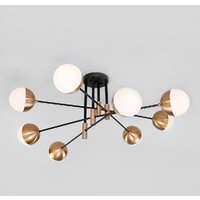 Люстра средней высоты Евросвет Nuvola 70129/8 латунь - Превью изображения №4 — Интернет-магазин Time-Shop