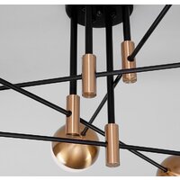 Люстра средней высоты Евросвет Nuvola 70129/8 латунь - Превью изображения №2 — Интернет-магазин Time-Shop