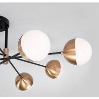 Люстра средней высоты Евросвет Nuvola 70129/8 латунь - Превью изображения №3 — Интернет-магазин Time-Shop