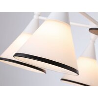 Люстра средней высоты Ambrella light Traditional TR3165/5 WH/BK - Превью изображения №5 — Интернет-магазин Time-Shop