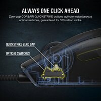 Игровая мышь Corsair M75 RGB - Превью изображения №5 — Интернет-магазин Time-Shop