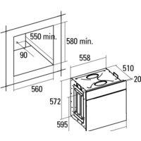 Электрический духовой шкаф CATA LCMD 8008 BK - Превью изображения №2 — Интернет-магазин Time-Shop
