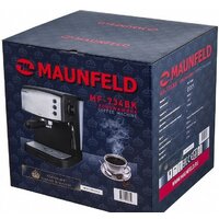 Рожковая кофеварка MAUNFELD MF-734BK - Превью изображения №10 — Интернет-магазин Time-Shop