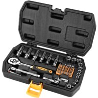 Набор трещотка с головками и битами Deko DKMT49 (49 предметов) - Превью изображения №5 — Интернет-магазин Time-Shop