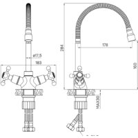 Смеситель Milardo Duplex DUPSB0FM05 - Превью изображения №8 — Интернет-магазин Time-Shop