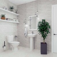 Унитаз напольный Керамин Лаго ЖС Инкоэр-Б1 (однорежимный дюропласт) - Превью изображения №7 — Интернет-магазин Time-Shop