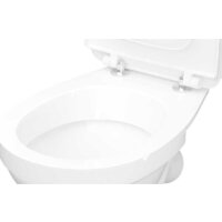 Унитаз напольный Керамин Лаго ЖС Инкоэр-Б1 (однорежимный дюропласт) - Превью изображения №4 — Интернет-магазин Time-Shop