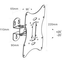 Кронштейн для телевизора Arm Media LCD-201 - Превью изображения №2 — Интернет-магазин Time-Shop
