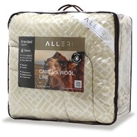 Одеяло Alleri Тик Утолщенное 175x205 (верблюжья шерсть) - Превью изображения №2 — Интернет-магазин Time-Shop