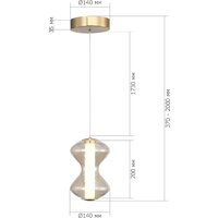 Подвесная люстра ST Luce SL6136.203.01 - Превью изображения №4 — Интернет-магазин Time-Shop