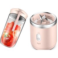 Портативный блендер Deerma DEM-NU05 Pink - Превью изображения №2 — Интернет-магазин Time-Shop