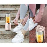 Портативный блендер Deerma DEM-NU05 Pink - Превью изображения №4 — Интернет-магазин Time-Shop