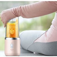 Портативный блендер Deerma DEM-NU05 Pink - Превью изображения №5 — Интернет-магазин Time-Shop